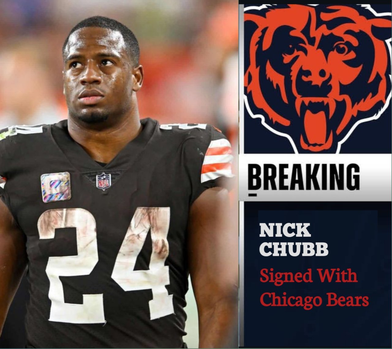 REVEALED: A Dominant Elite Running Back From Cleveland Browns In An Unrestricted Free Agent Inks A Four-Year Deal With Chicago Bears Worth $78.2 Million